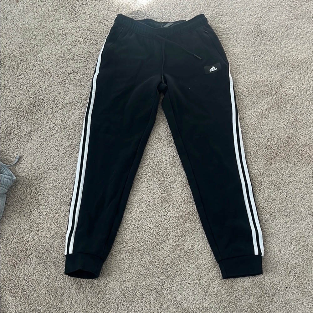 Adidas Kids Black Track Pants